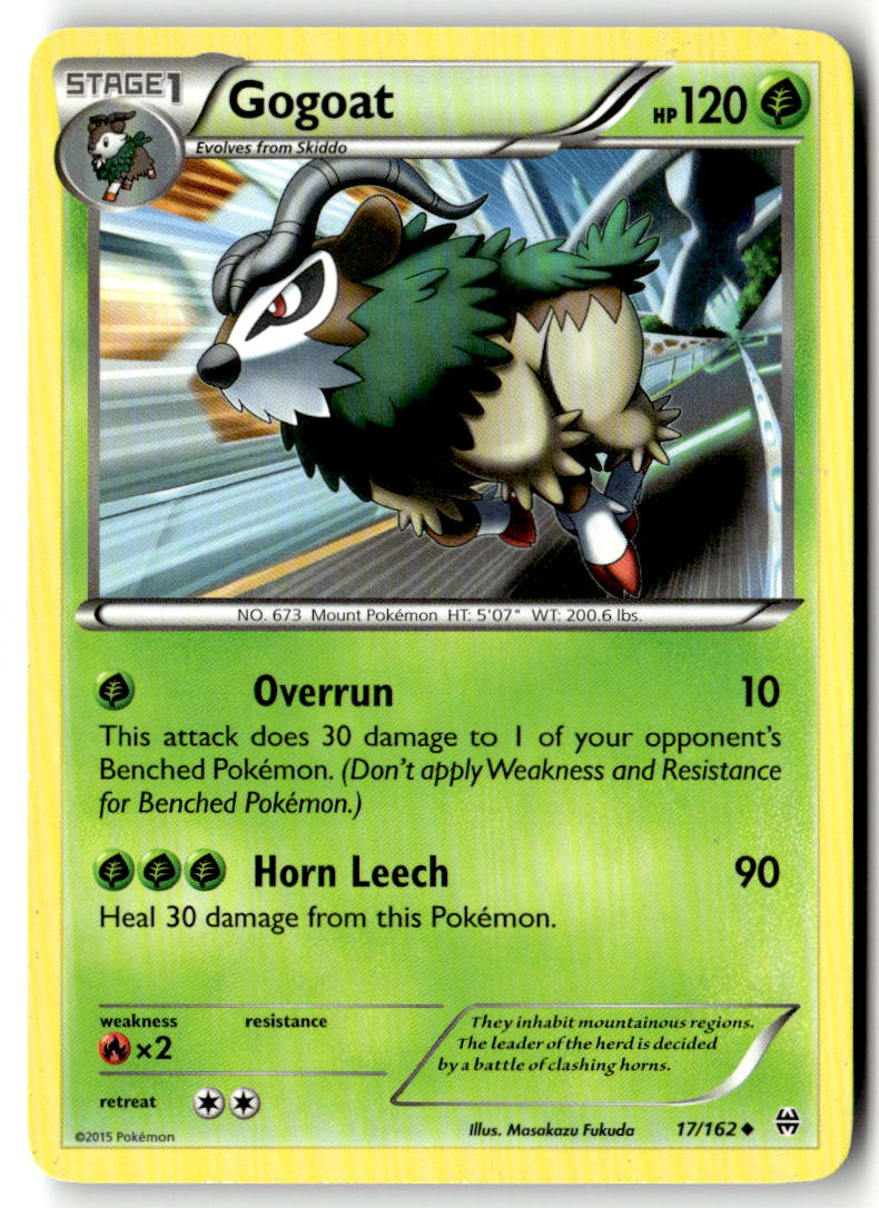 Front of Gogoat 17/162 from XY - BREAKthrough