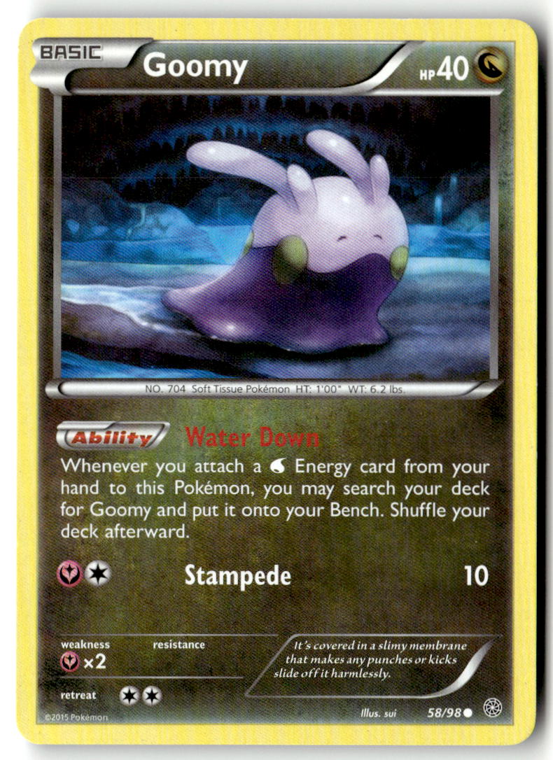 Front of Goomy 58/98 from XY - Ancient Origins