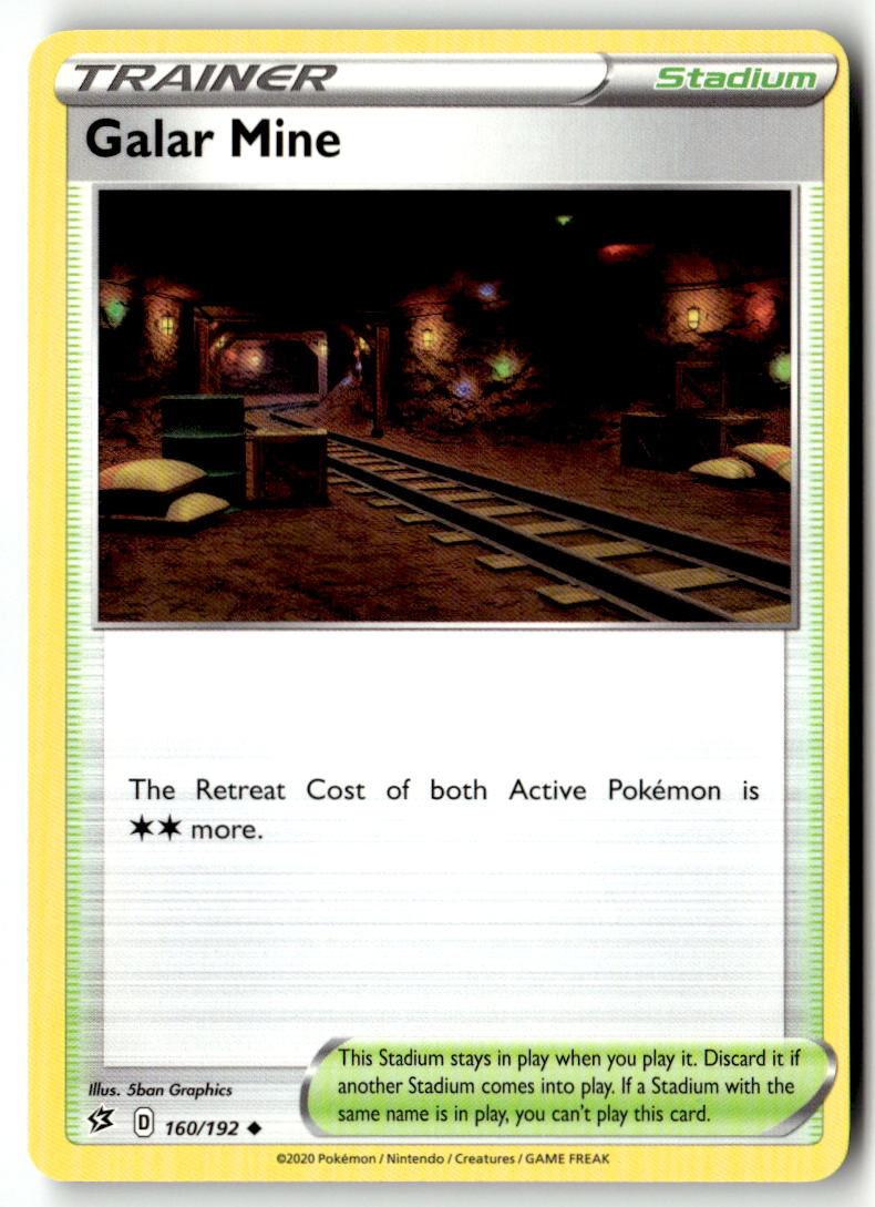 Front of Galar Mine 160/192 from Rebel Clash