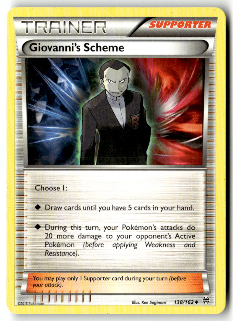 Front of Giovanni's Scheme 138/162 from XY - BREAKthrough