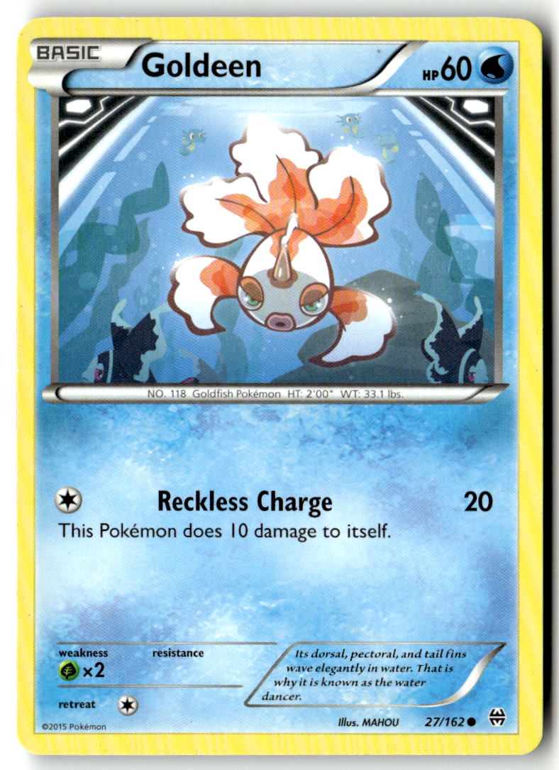 Front of Goldeen 27/162 from XY - BREAKthrough