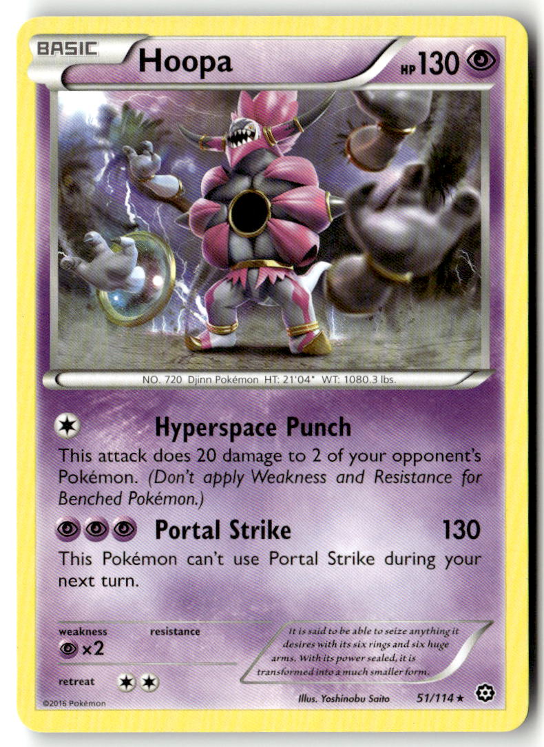 Front of Hoopa 51/114 from XY - Steam Siege