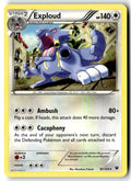 Front of Exploud 82/124 from XY - Fates Collide
