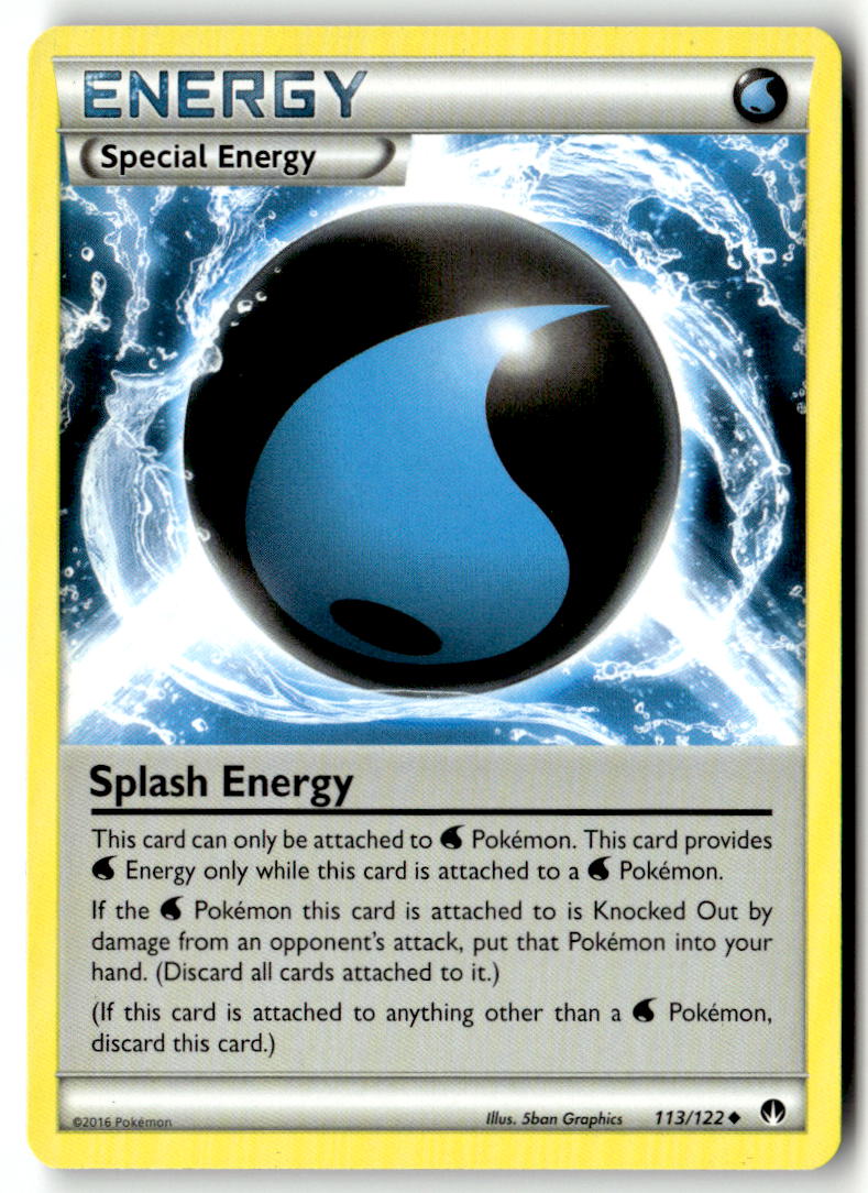 Front of Splash Energy 113/122 from XY - BREAKpoint