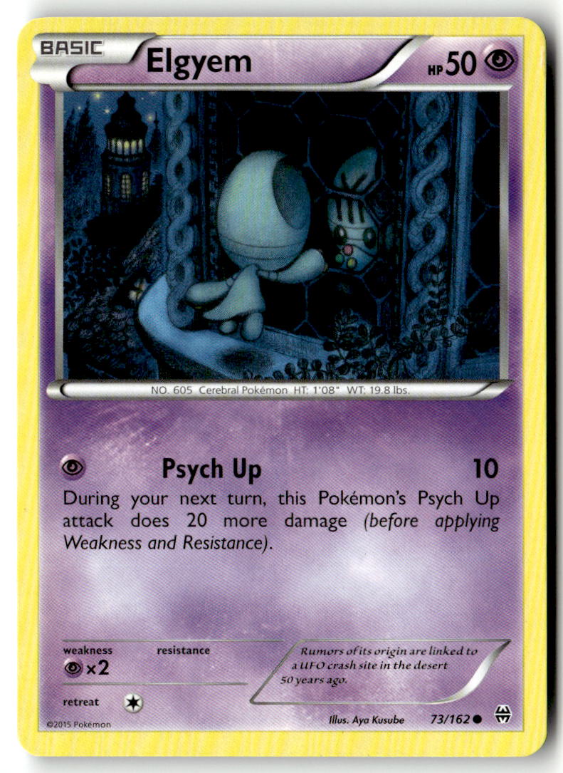 Front of Elgyem 73/162 from XY - BREAKthrough
