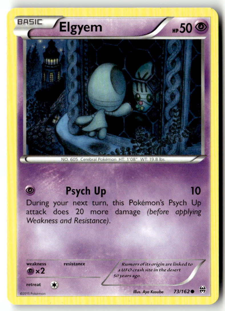 Front of Elgyem 73/162 from XY - BREAKthrough