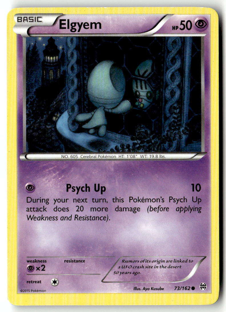 Front of Elgyem 73/162 from XY - BREAKthrough