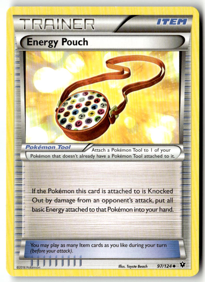 Front of Energy Pouch 97/124 from XY - Fates Collide