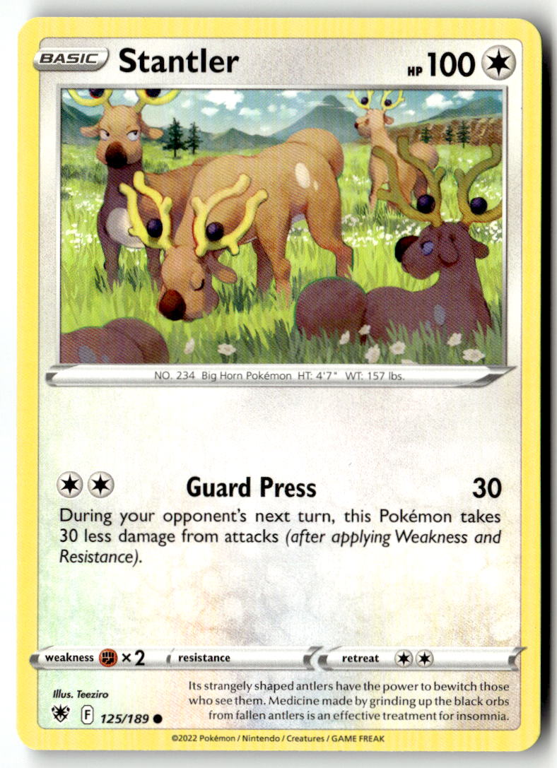 Front of Stantler 125/189 from Astral Radiance