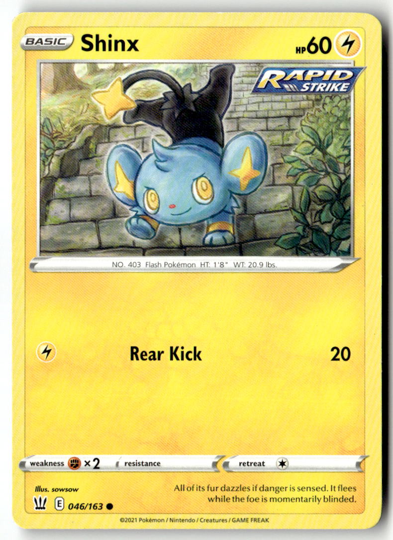 Front of Shinx 046/163 from Battle Styles