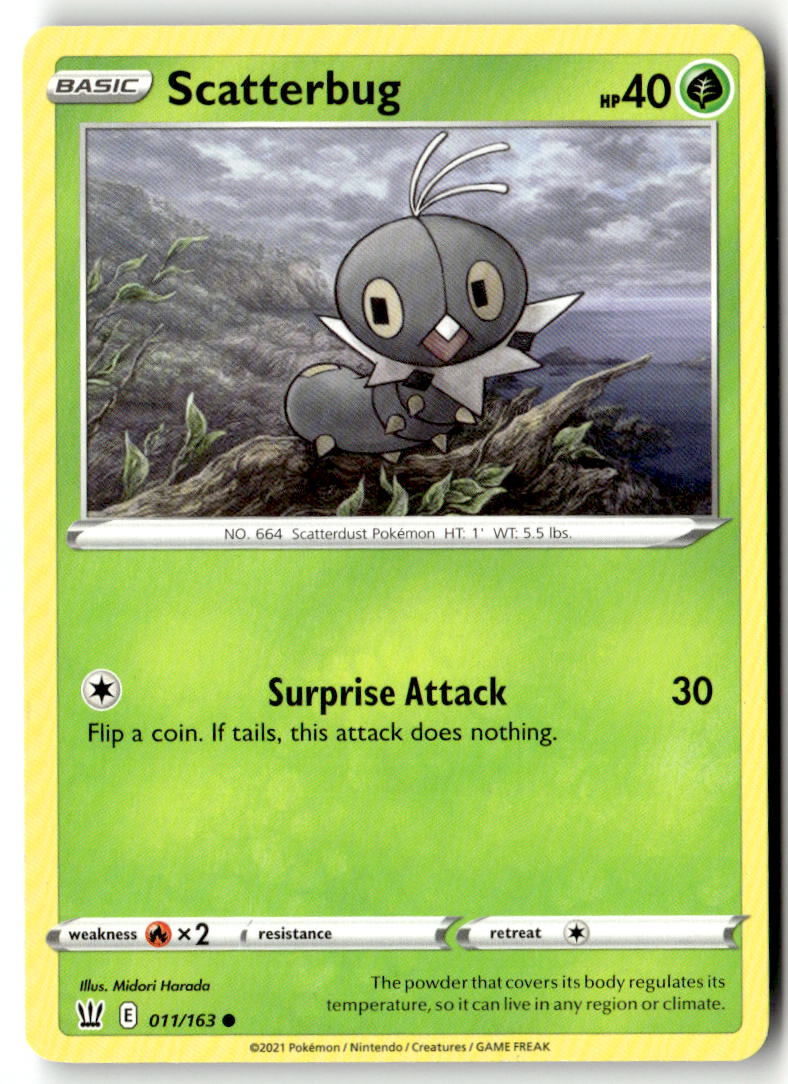 Front of Scatterbug 011/163 from Battle Styles