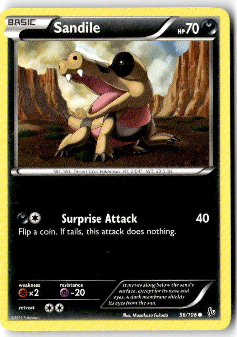 Front of Sandile 56/106 from XY - Flashfire