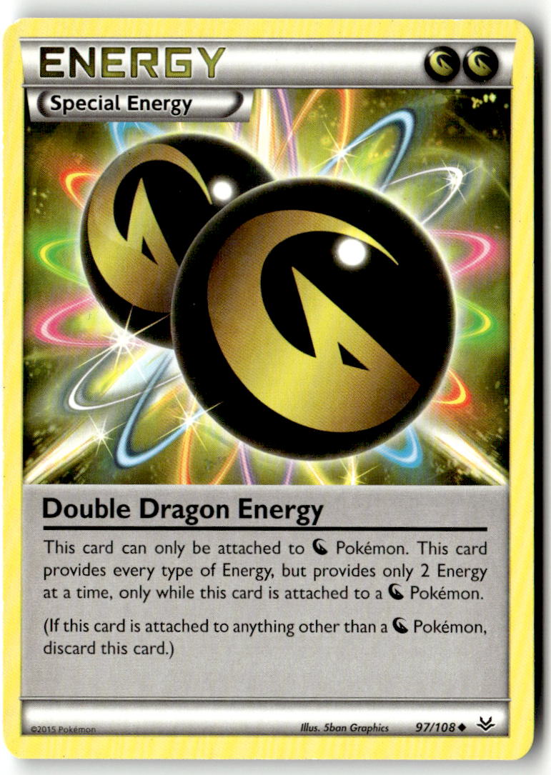 Front of Double Dragon Energy 97/108 from XY - Roaring Skies