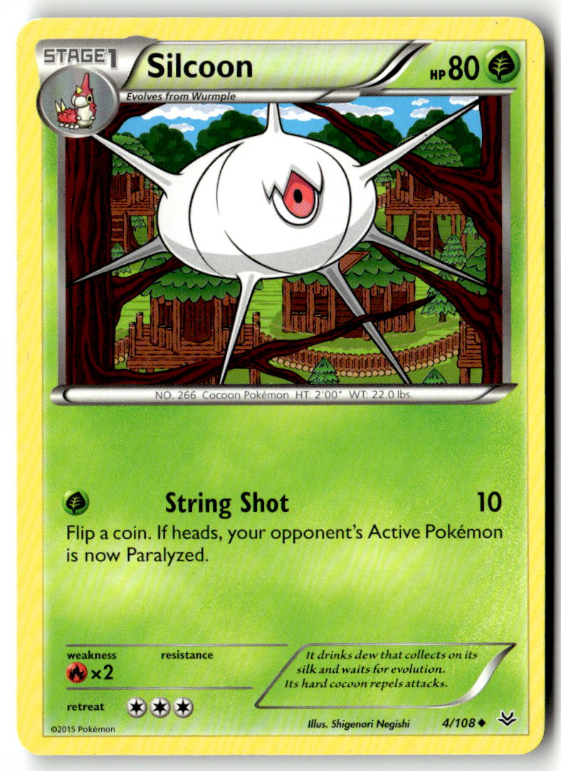 Front of Silcoon 4/108 from XY - Roaring Skies