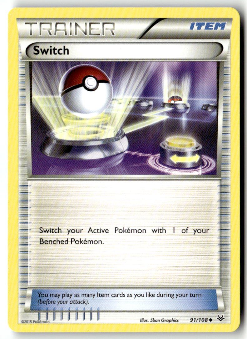 Front of Switch 91/108 from XY - Roaring Skies