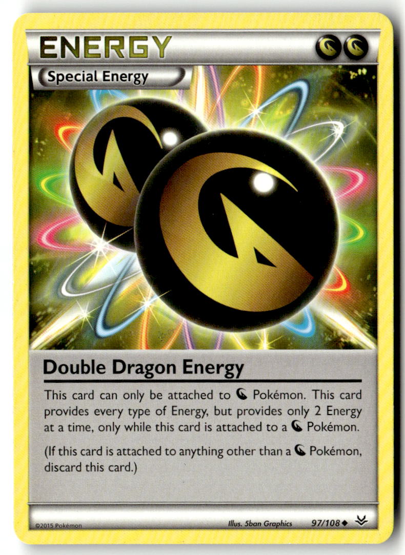 Front of Double Dragon Energy 97/108 from XY - Roaring Skies