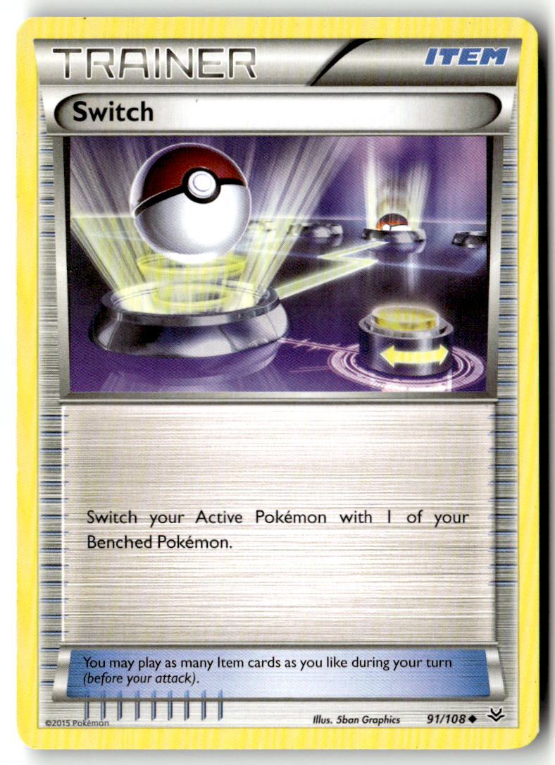 Front of Switch 91/108 from XY - Roaring Skies