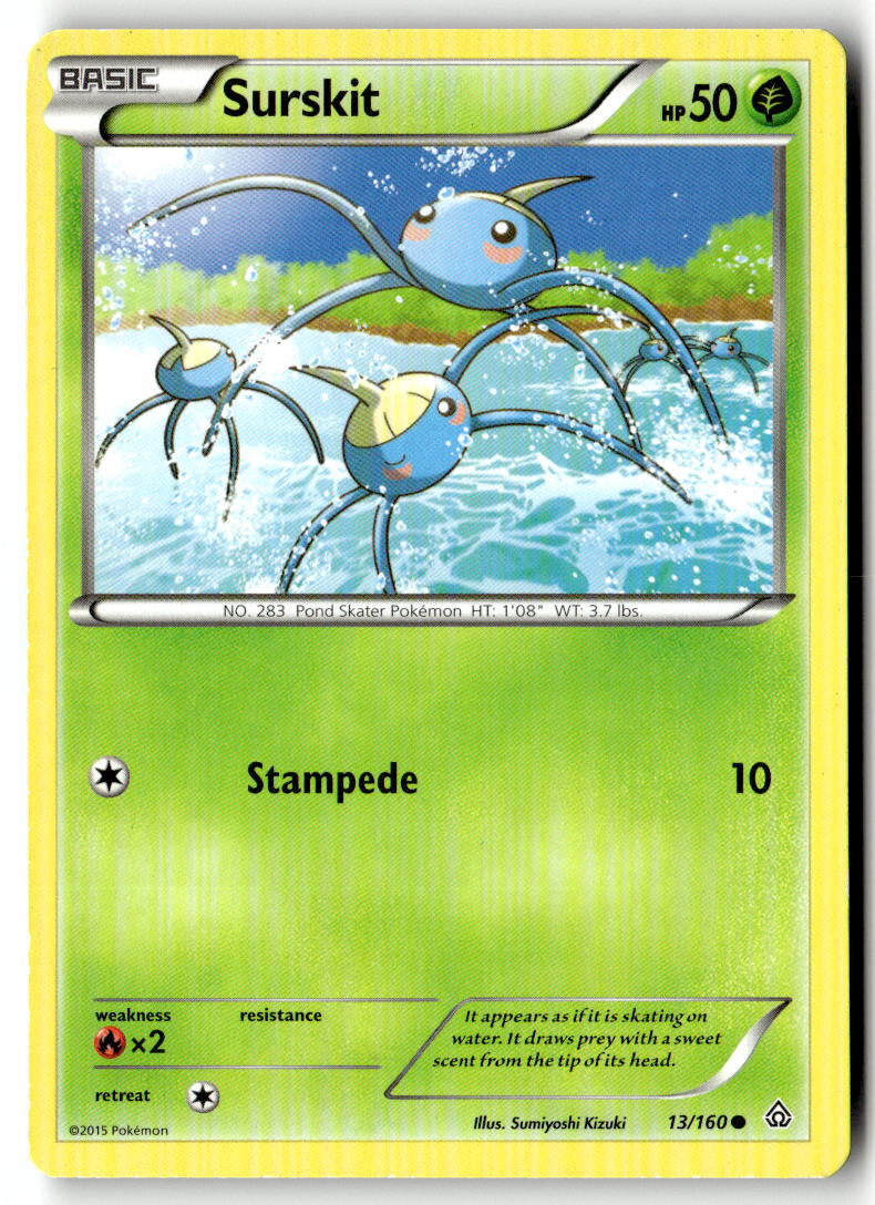 Front of Surskit 13/160 from XY - Primal Clash