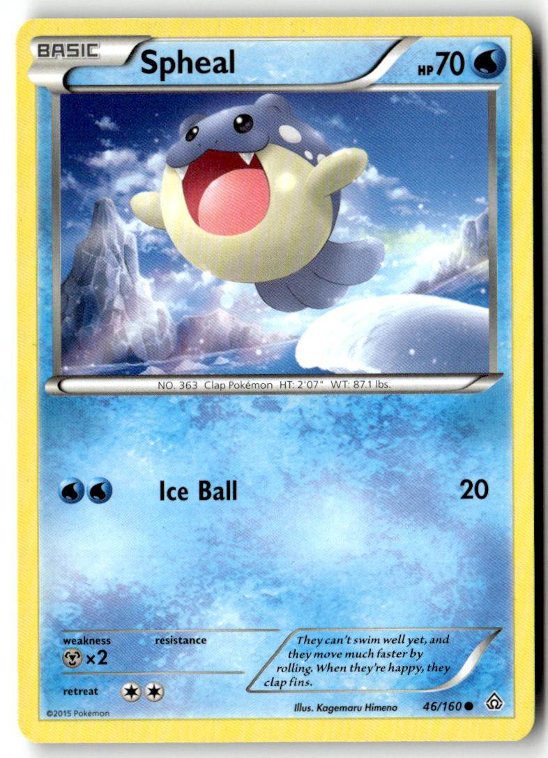 Front of Spheal (46) 46/160 from XY - Primal Clash