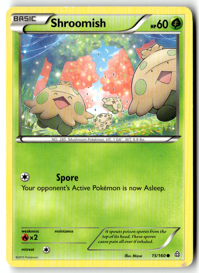 Front of Shroomish 15/160 from XY - Primal Clash