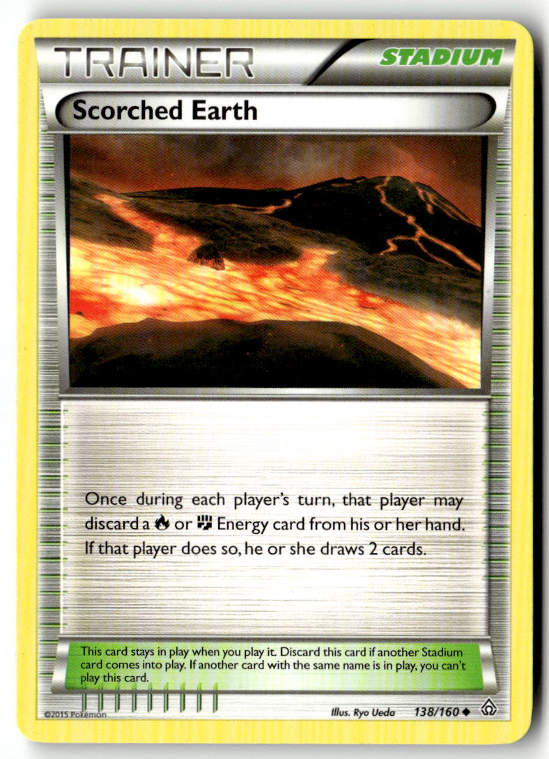Front of Scorched Earth 138/160 from XY - Primal Clash