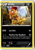 Front of Scrafty 67/111 from XY - Furious Fists