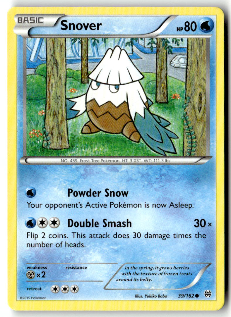 Front of Snover 39/162 from XY - BREAKthrough
