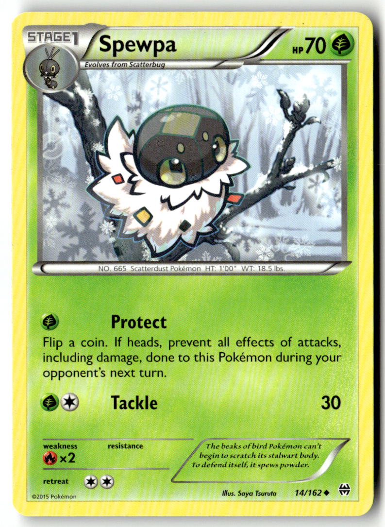 Front of Spewpa 14/162 from XY - BREAKthrough