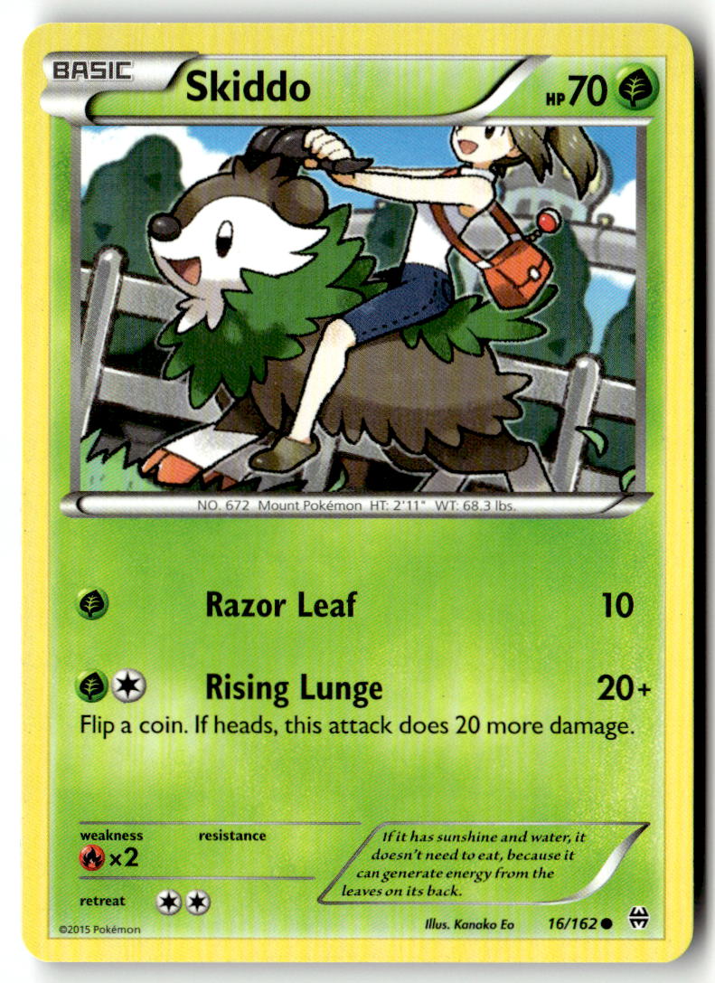 Front of Skiddo 16/162 from XY - BREAKthrough