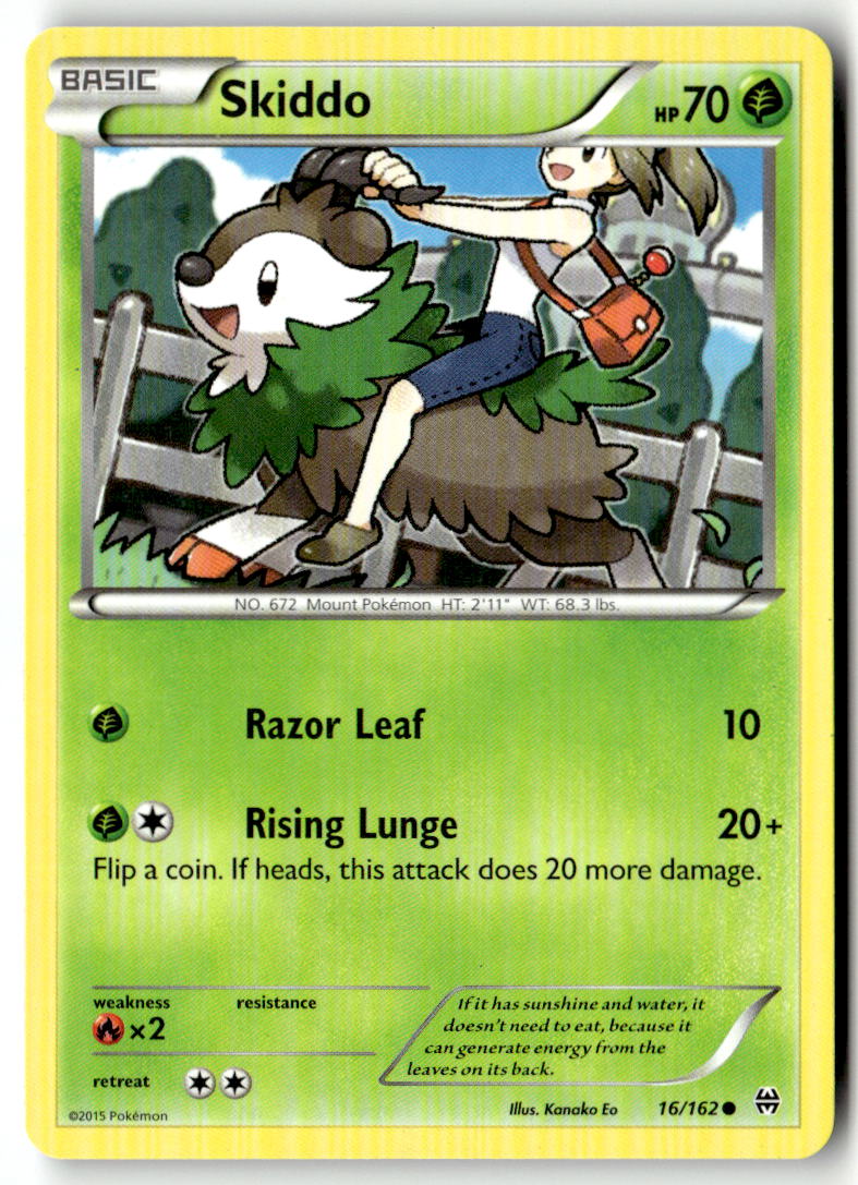 Front of Skiddo 16/162 from XY - BREAKthrough