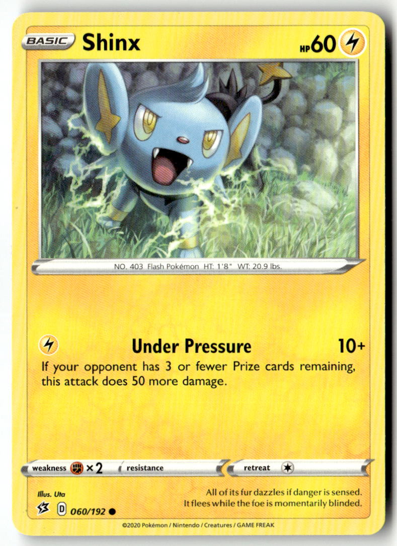 Front of Shinx 060/192 from Rebel Clash