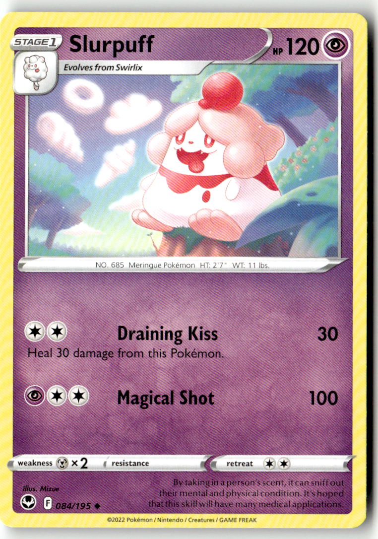 Front of Slurpuff 084/195 from Silver Tempest