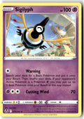 Front of Sigilyph 075/195 from Silver Tempest