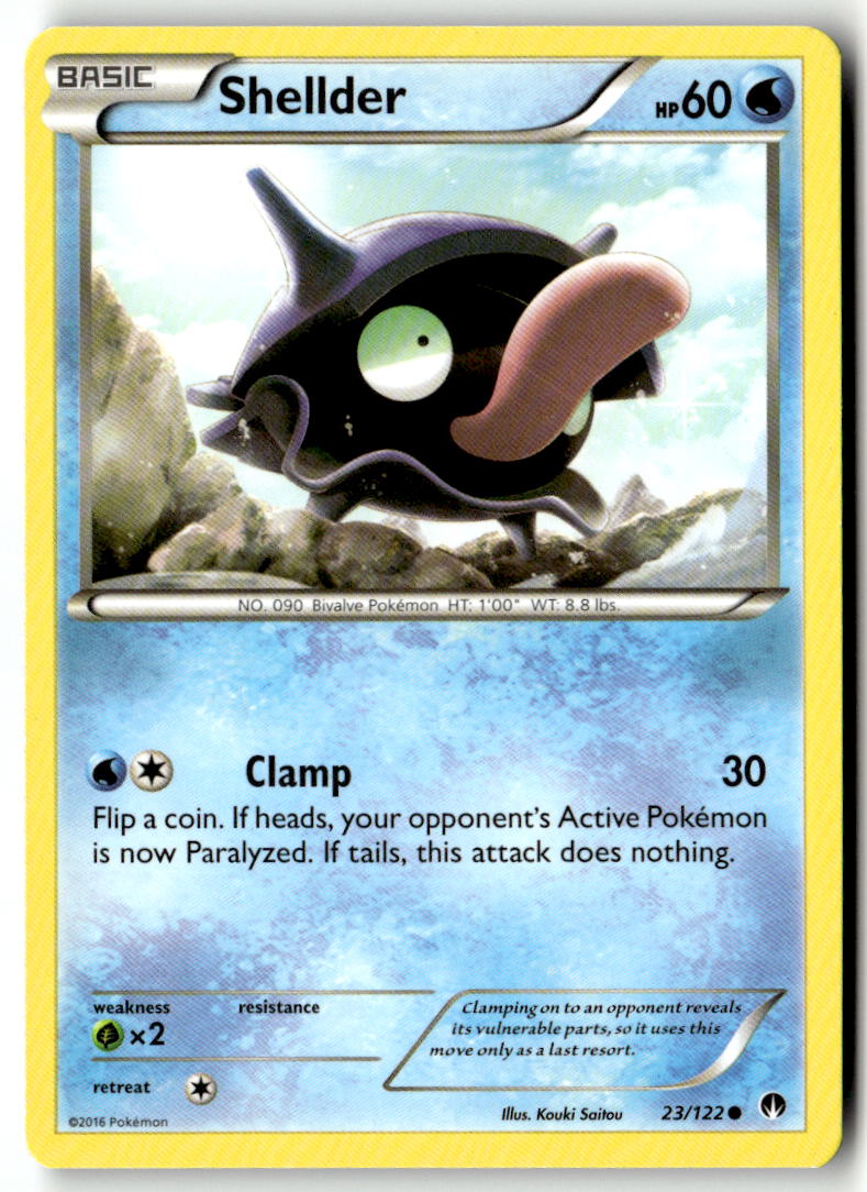 Front of Shellder (23) 23/122 from XY - BREAKpoint