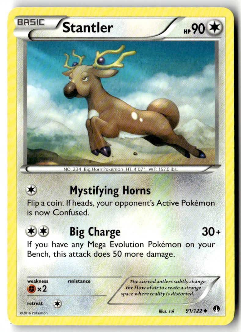 Front of Stantler 91/122 from XY - BREAKpoint