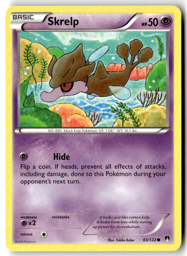 Front of Skrelp 63/122 from XY - BREAKpoint