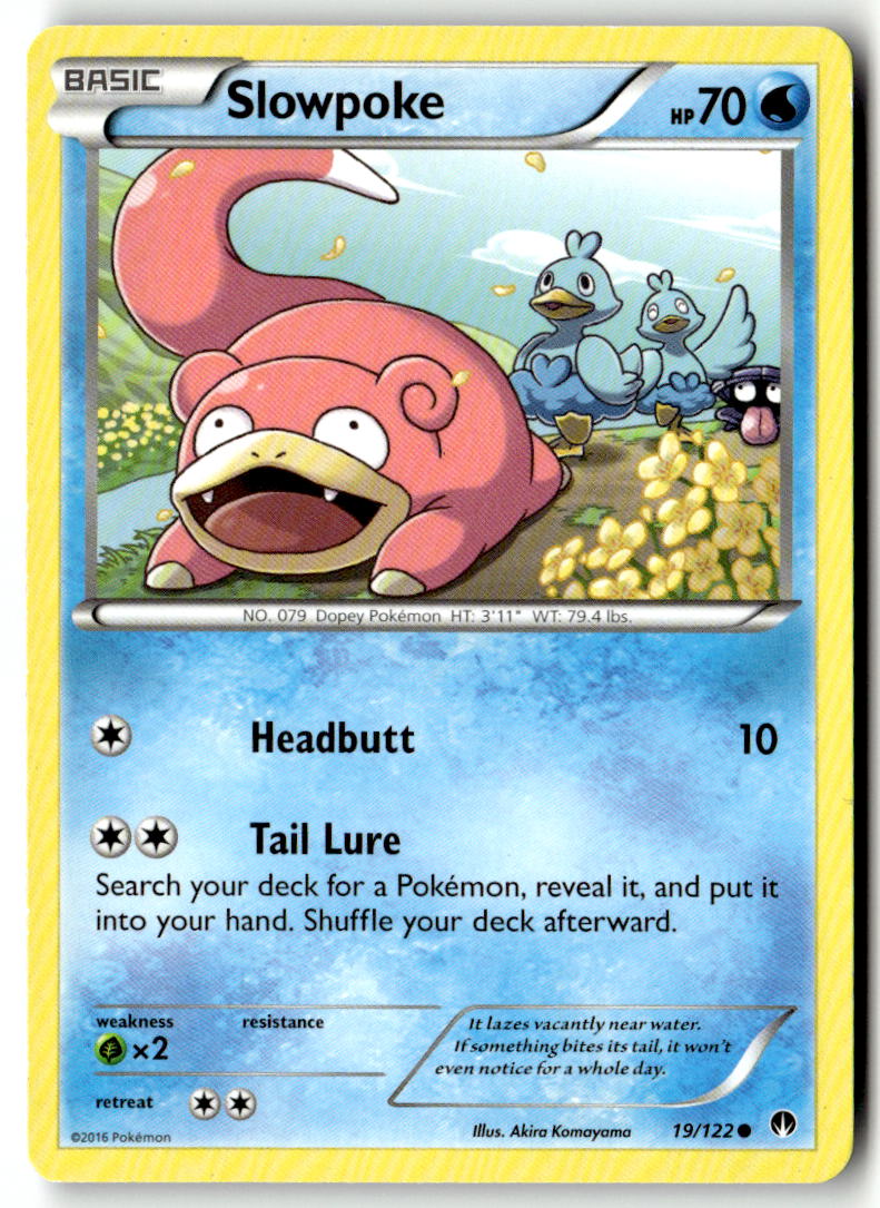 Front of Slowpoke 19/122 from XY - BREAKpoint