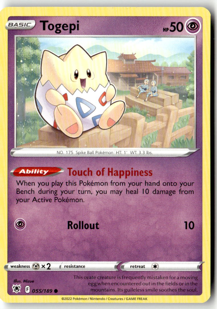 Front of Togepi 055/189 from Astral Radiance