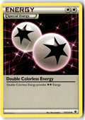 Front of Double Colorless Energy 114/124 from XY - Fates Collide