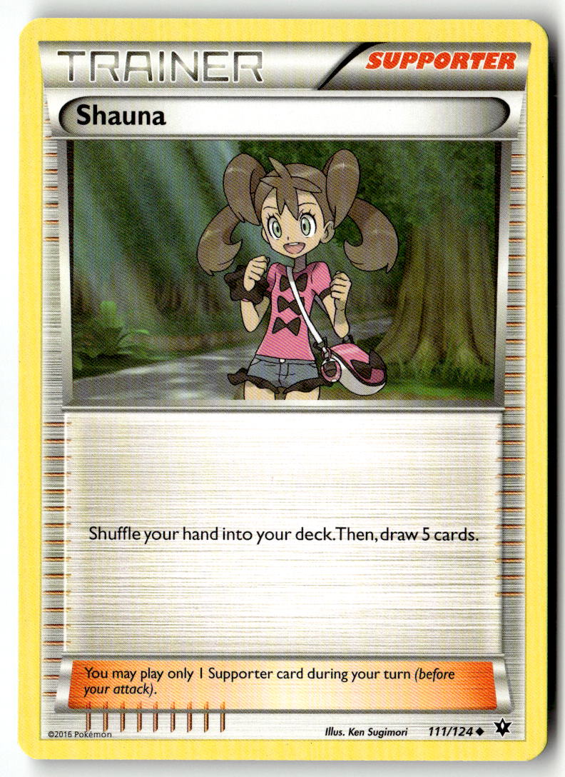 Front of Shauna 111/124 from XY - Fates Collide