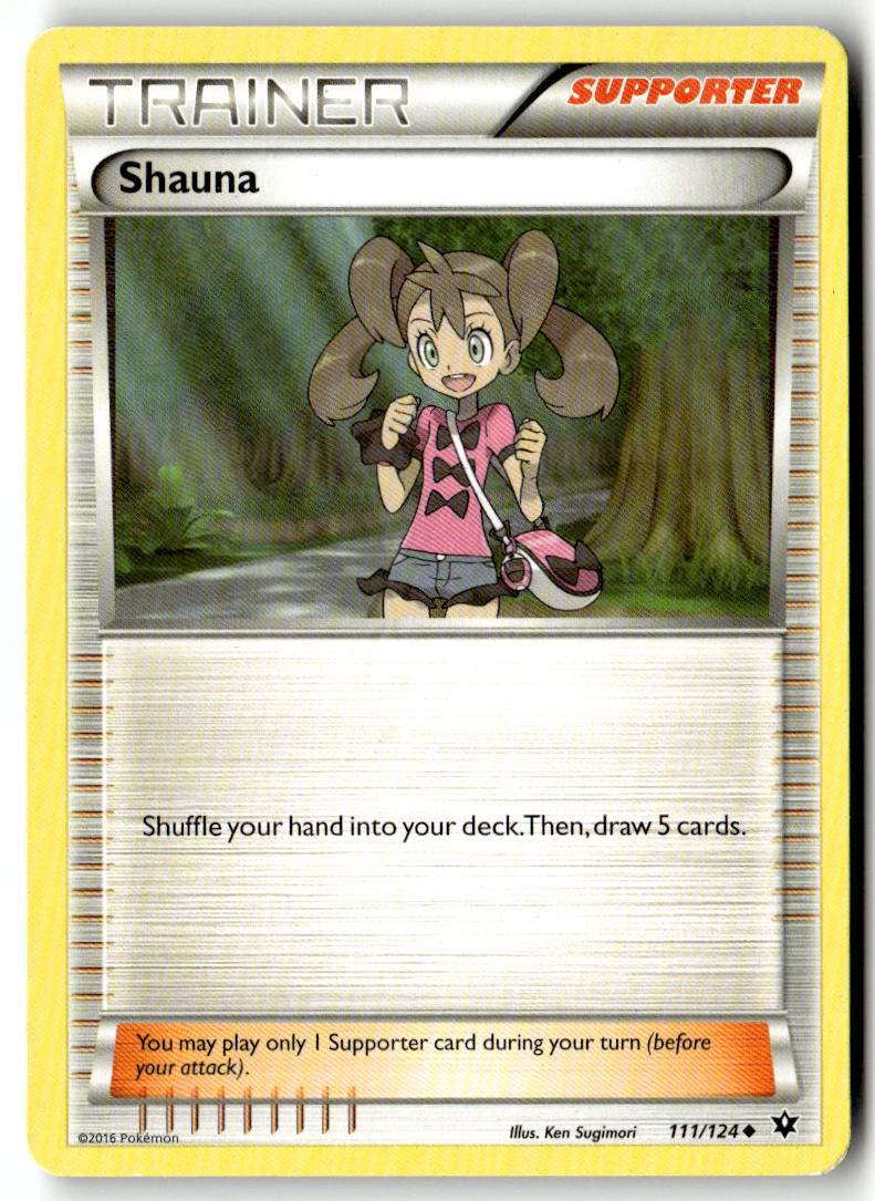 Front of Shauna 111/124 from XY - Fates Collide