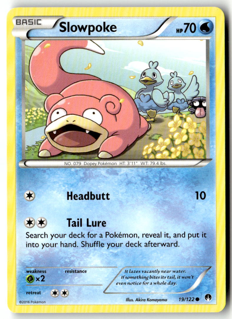 Front of Slowpoke 19/122 from XY - BREAKpoint