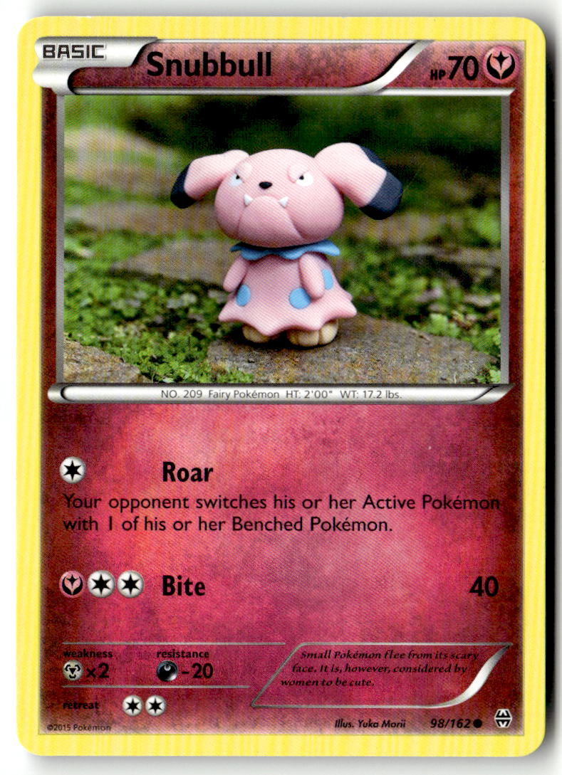 Front of Snubbull 98/162 from XY - BREAKthrough