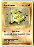 Front of Sandshrew 54/108 from XY - Evolutions