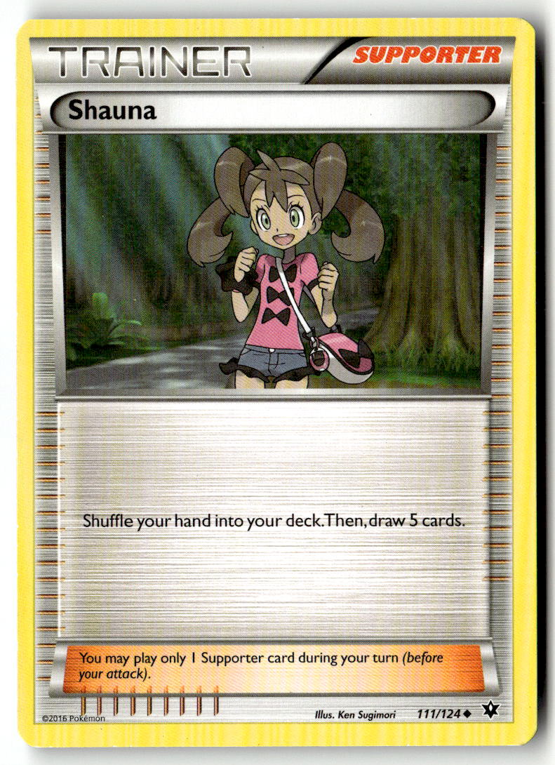 Front of Shauna 111/124 from XY - Fates Collide