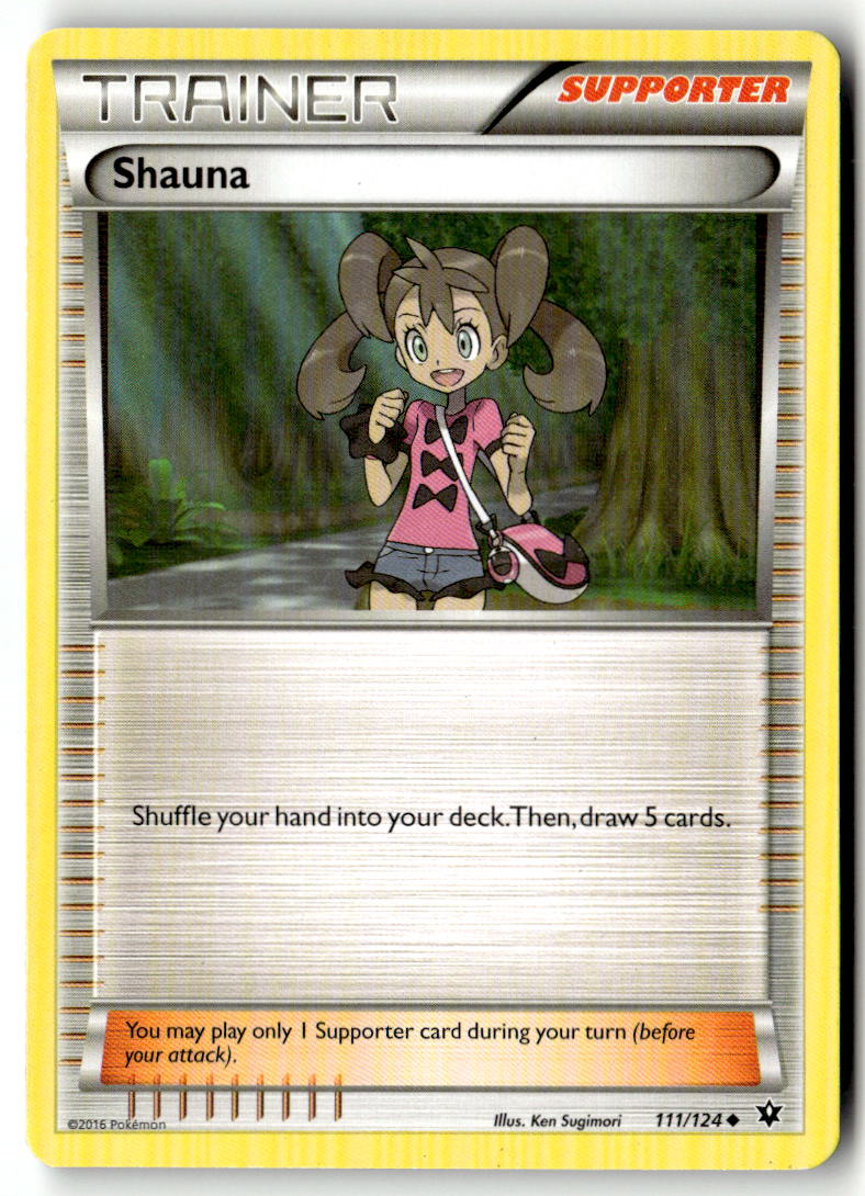 Front of Shauna 111/124 from XY - Fates Collide