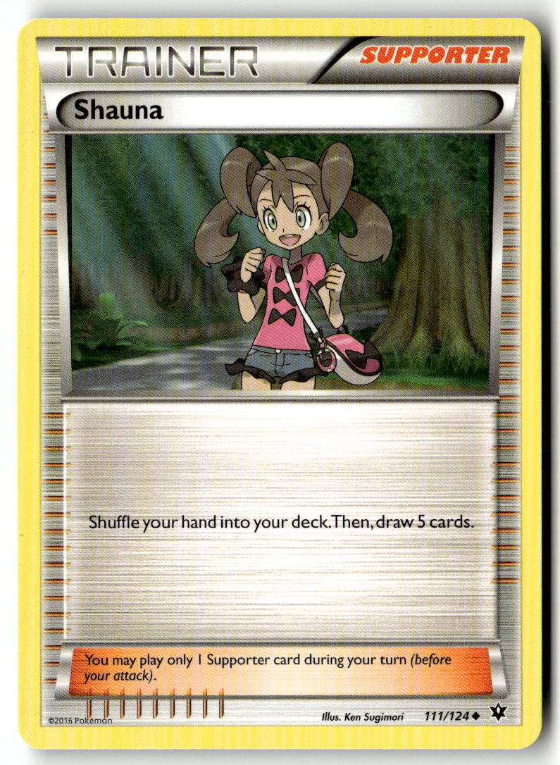 Front of Shauna 111/124 from XY - Fates Collide
