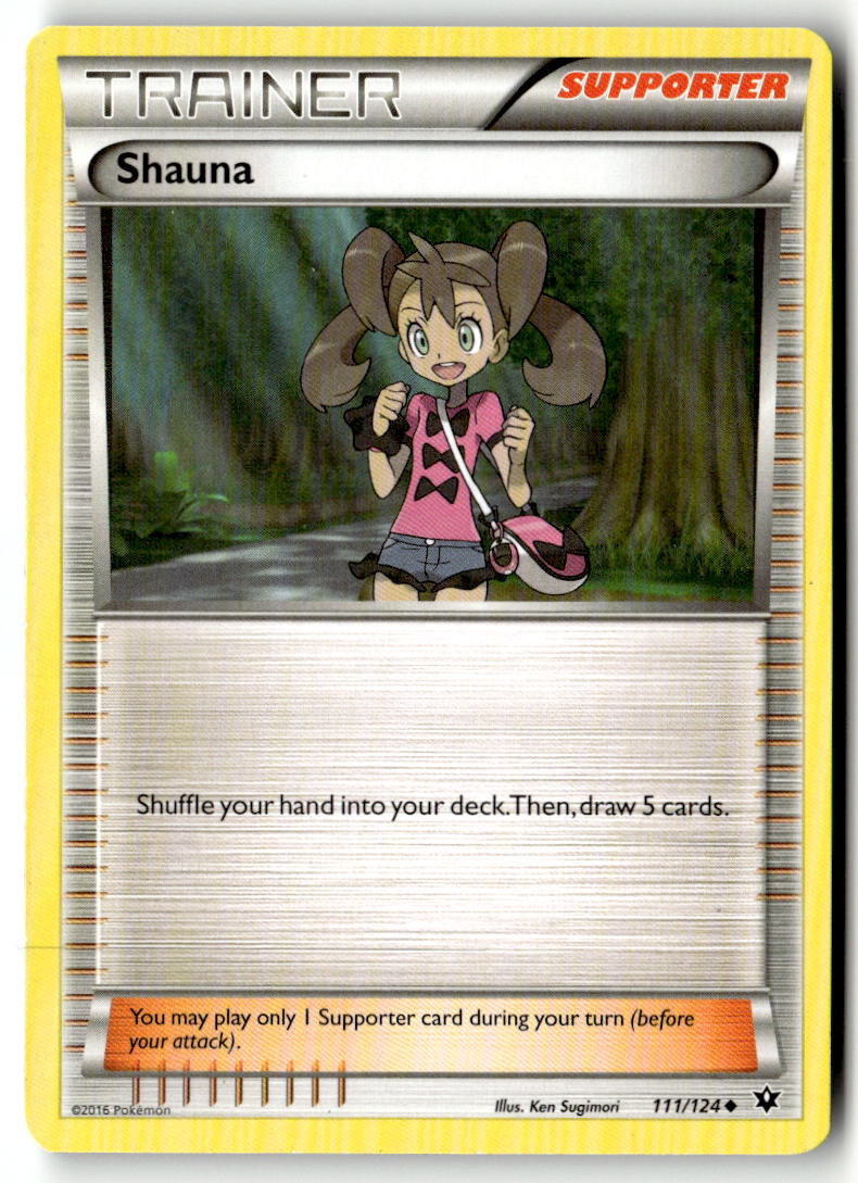 Front of Shauna 111/124 from XY - Fates Collide
