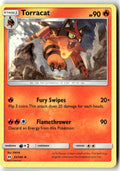 Front of Torracat 25/149 from SM Base Set