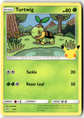 Front of Turtwig - 4/25 004/025 from McDonald's 25th Anniversary Promos